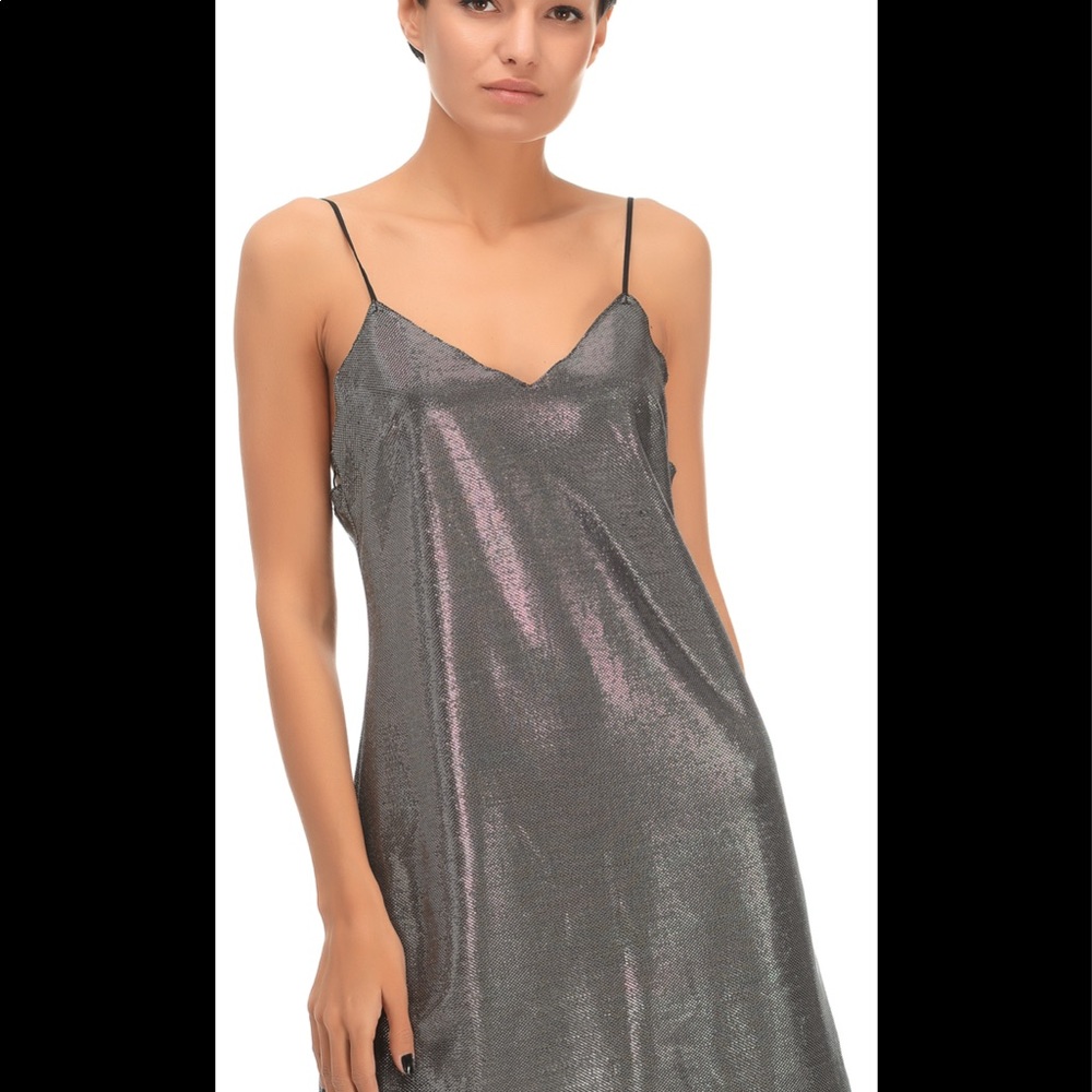 Zara metallic dress